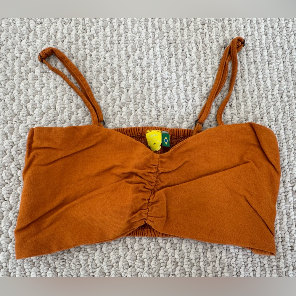 Farm Rio Linen Crop Top XS/S